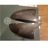 Hyundai Elantra Carbon Fiber Side Mirror Covers Batman Style Design